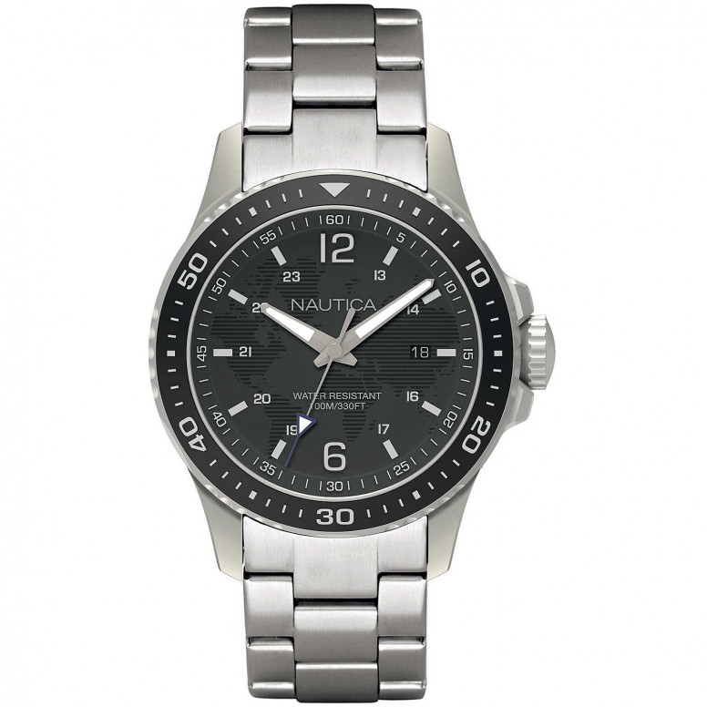 Reloj best sale nautica negro