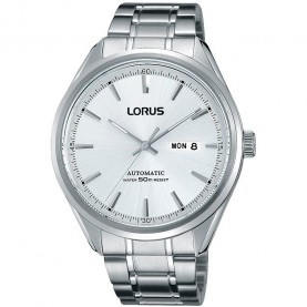 Reloj Lorus Classic para hombre Automatic Day Date Black Steel