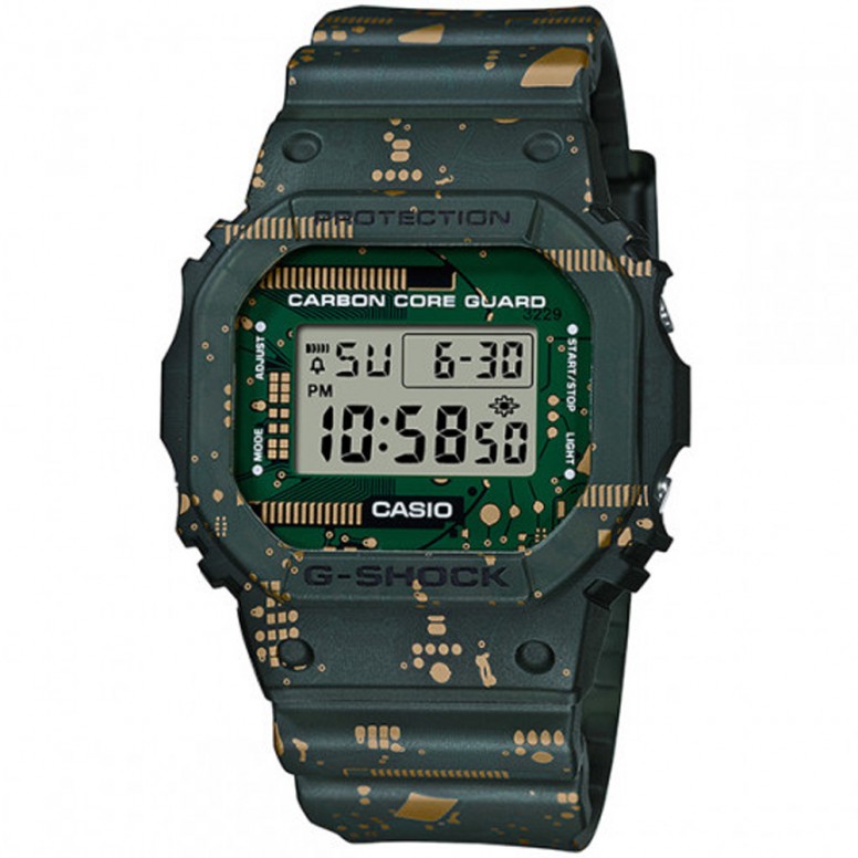 Reloj Casio digital con caja verde militar para hombre con